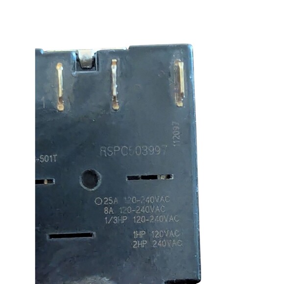 Whirlpool Dryer RSPC503997 Selector Switch Amana Maytag 4 Terminals "D" Stem - Picture 2 of 4